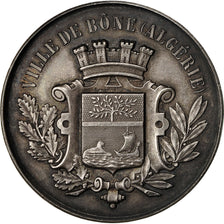 Algeria, medalla, Exposition Industrielle de la ville de Bône, 1879, EBC, Plata