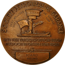 Algeria, Médaille, Construction du Pipeline Haoud El Hamra-Bougie, 1959