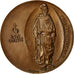 Algeria, medalla, Charles de Foucauld, Tamanrasset, 1916, Anastase, EBC, Bronce