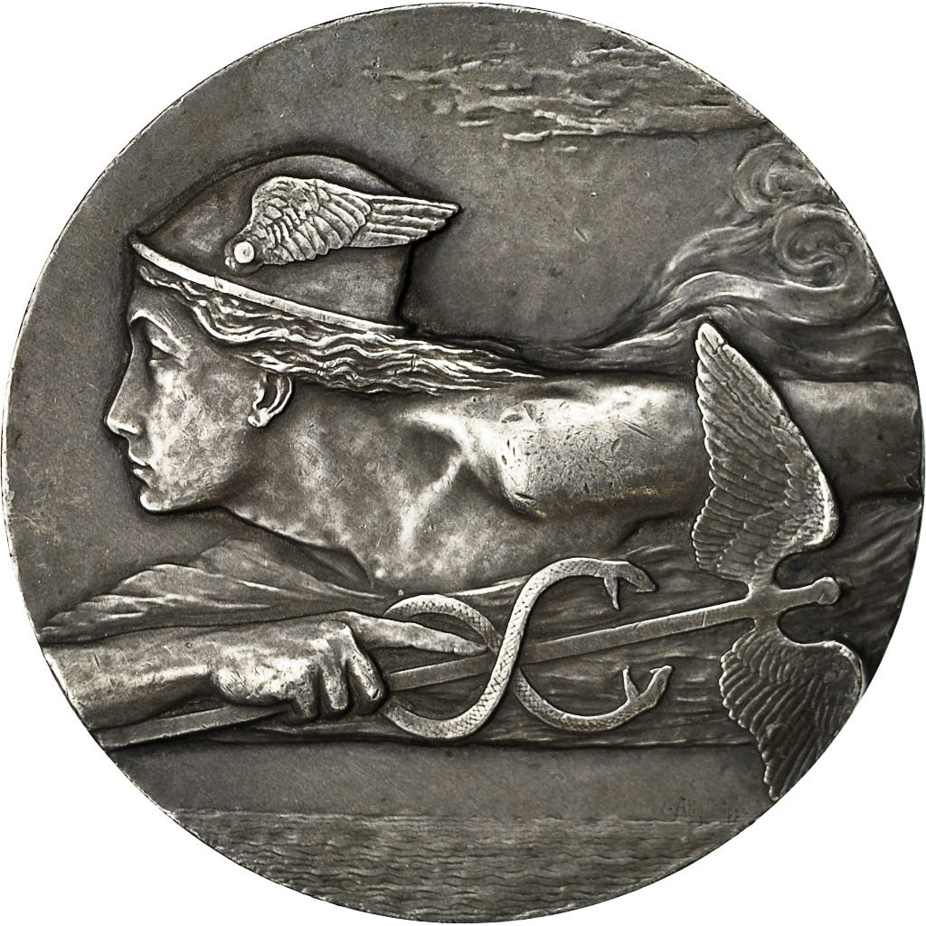 Algeria, Medal, Chambre de Commerce d'Alger, Alaphilippe, AU(55-58), Silver