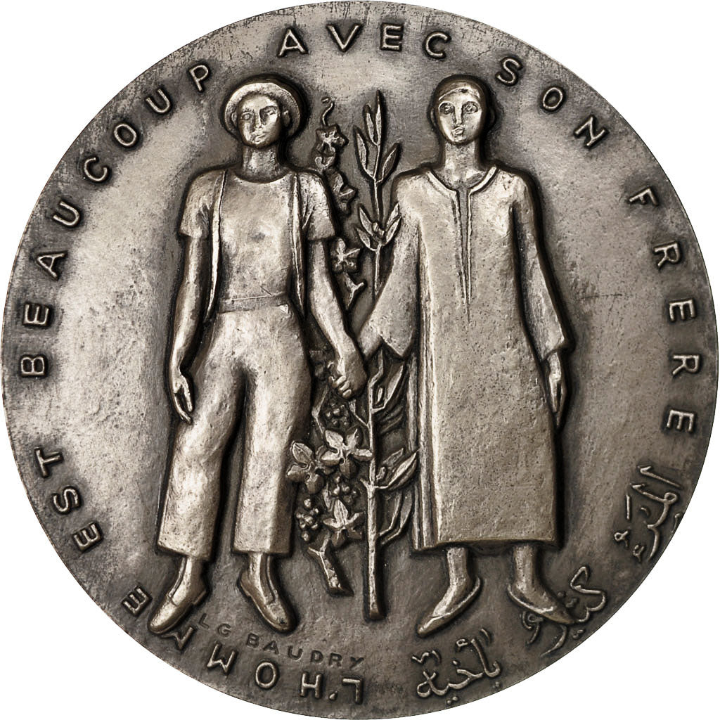 Algeria, medalla, Cinquantenaire de la Banque de l'Algérie et de la Tunisie