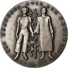 Algeria, medaglia, Cinquantenaire de la Banque de l'Algérie et de la Tunisie