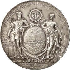 Algeria, Medal, Compagnie Générale Transatlantique, Services Postaux, 1976