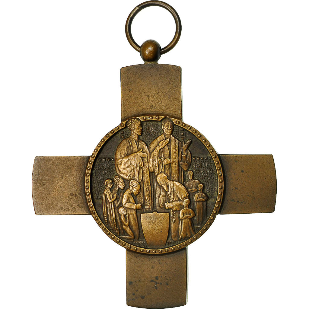 Algeria, Medal, Croix d'Hommage aux Missions, Jaeger, AU(55-58), Bronze
