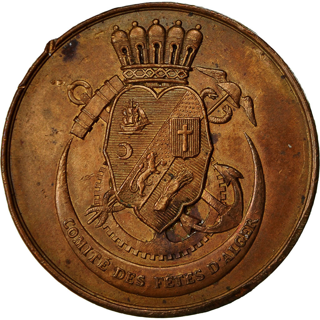 Algeria, Medaille, Comité des Fêtes de la Ville de l'Alger, Concours Hippique