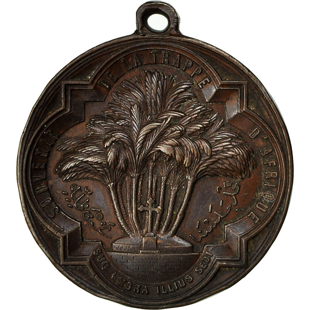 Algeria, medaglia, Trappe d'Afrique, Notre Dame de Staoueli, Penin, SPL-, Bronzo