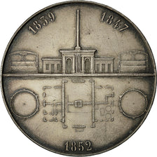 Algeria, Medal, Compagnie Centrale de l'Eclairage au Gaz Hydrogène, 1852