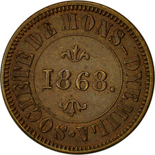 Algeria, Token, Société Mons-Dyemila, Nécessité,1 journée, 1868, MS(60-62)