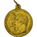Algeria, medalla, Napoléon III, Voyage Impérial en Algérie, 1860, Caqué