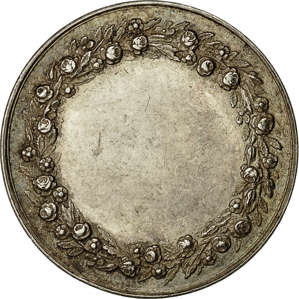 France, Medal, Religion, Mariage Chrétien, Pingret, AU(50-53), Silver