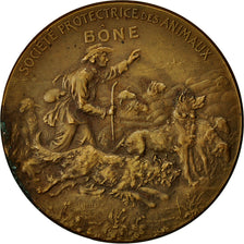 Algeria, Medal, Société Protectrice des Animaux de Bône, 1910, Salières