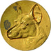 Algeria, Medaille, Exposition Canine d'Alger, 1934, SS+, Gilt Bronze