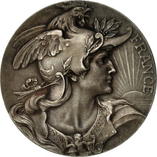 Algeria, Médaille, Ville d'Alger, Marianne Casquée, 1901, Bottée, SUP+