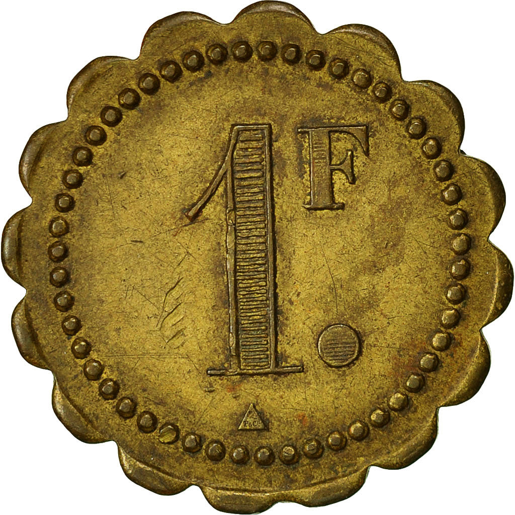 Algeria, Token, Compagnie Agricole les Maalifs, 1 Franc, AU(50-53), Brass