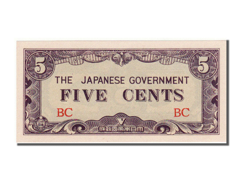 Birmania, 5 Cents, 1942, FDS
