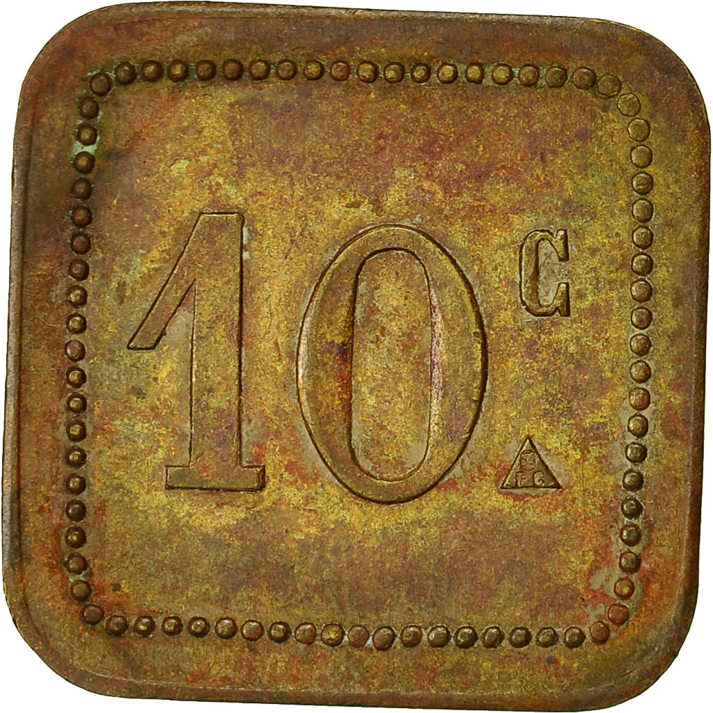 Algieria, Token, Société Coopérative Altairac, 10 Centimes, Nécessité