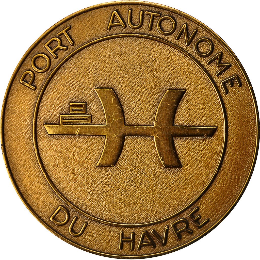 France, Medal, Port Autonome du Havre, AU(55-58), Bronze