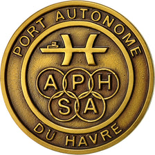 France, Medal, Port Autonome du Havre, Pichard, MS(65-70), Bronze