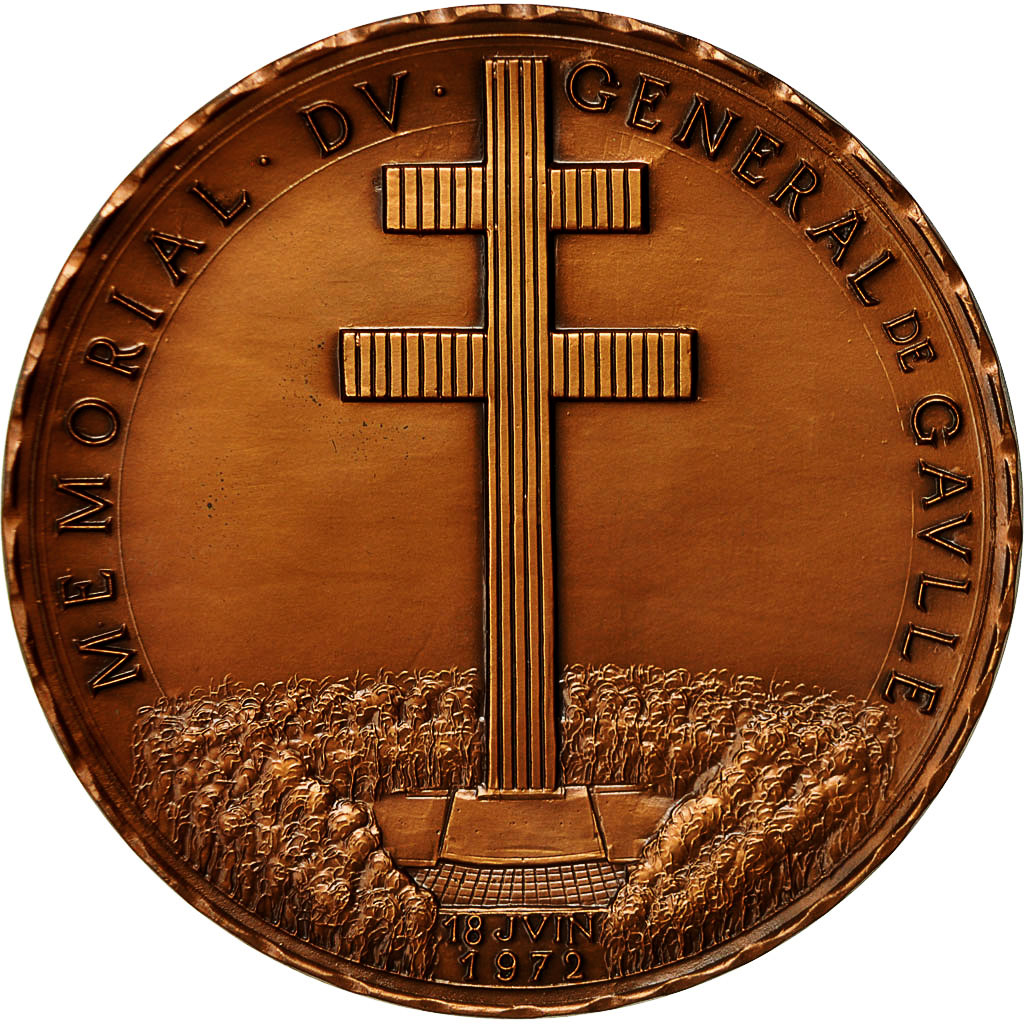 France, Medal, Général De Gaulle, 1979, Jaeger, MS(64), Bronze