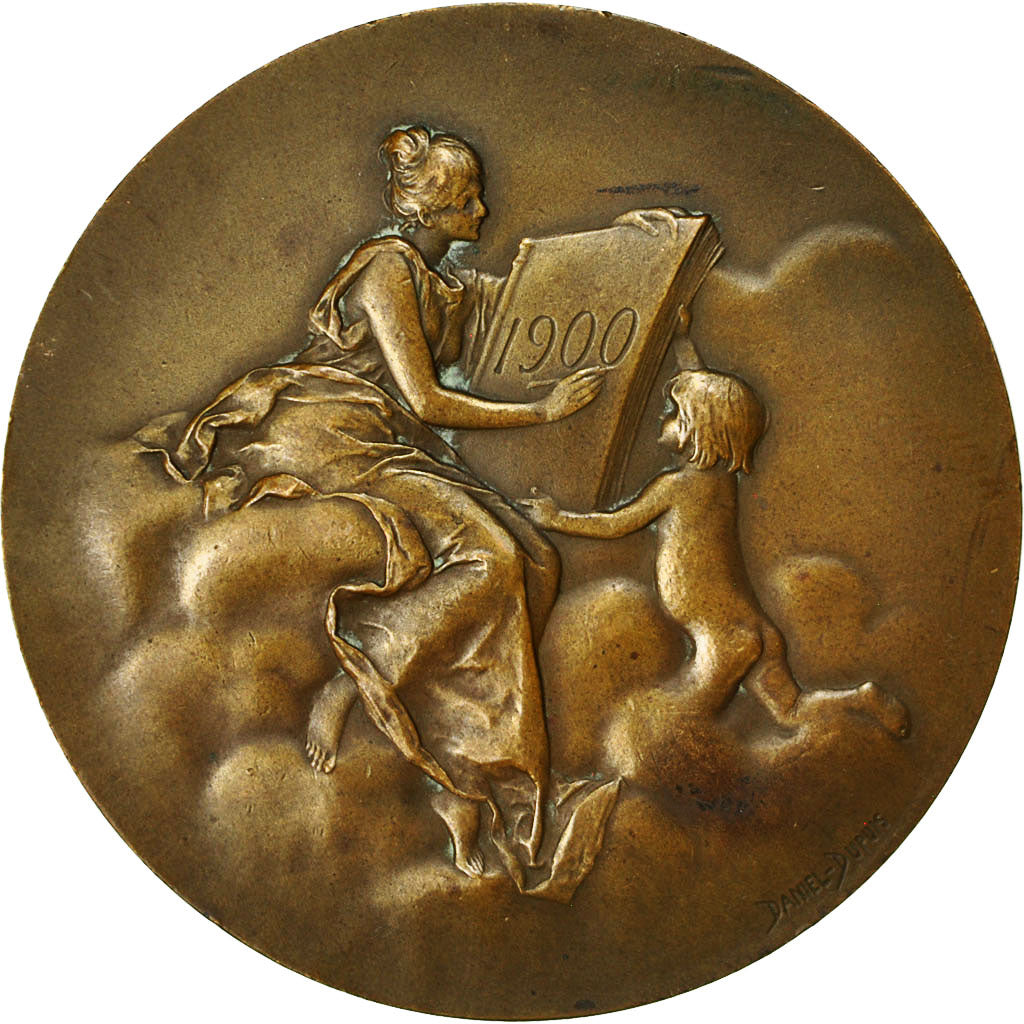 France, Medal, Monnaie de Paris, 1900, Dupuis.D, AU(50-53), Bronze