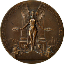 France, Médaille, Inauguration du monument Français à Wissembourg, 1909, TTB