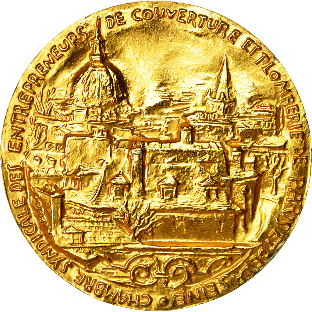 France, Médaille, Chambre des Entrepreneurs de Couverture de Paris, 1997