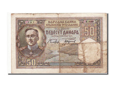 Iugoslavia, 50 Dinara, 1931, MB+
