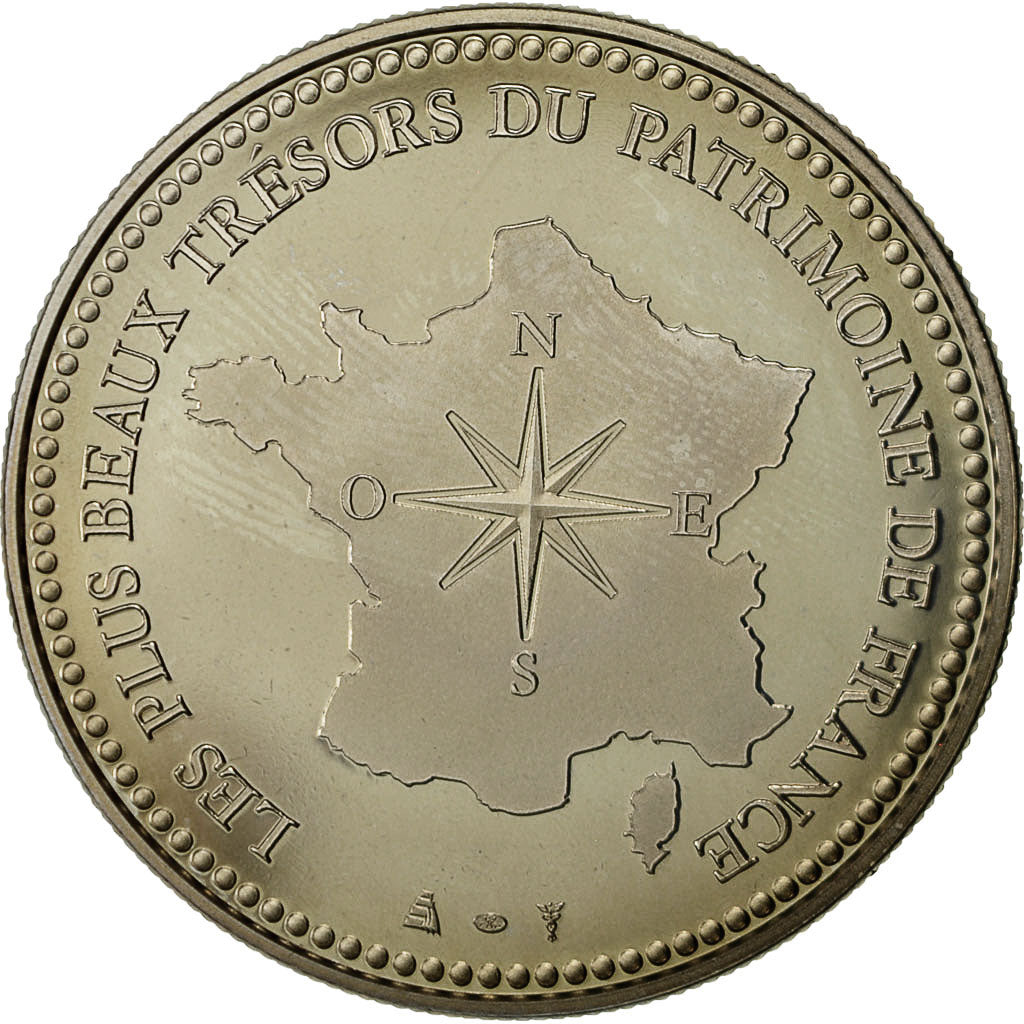 France, Medal, Notre Dame de Lourdes, MS(64), Cupro-nickel