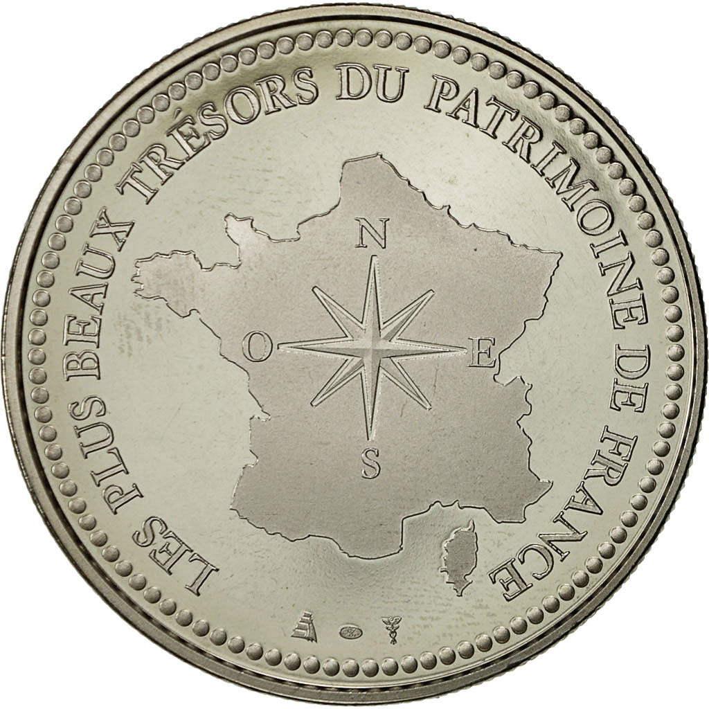 France, Médaille, Le Pont du Gard, SPL+, Cupro-nickel