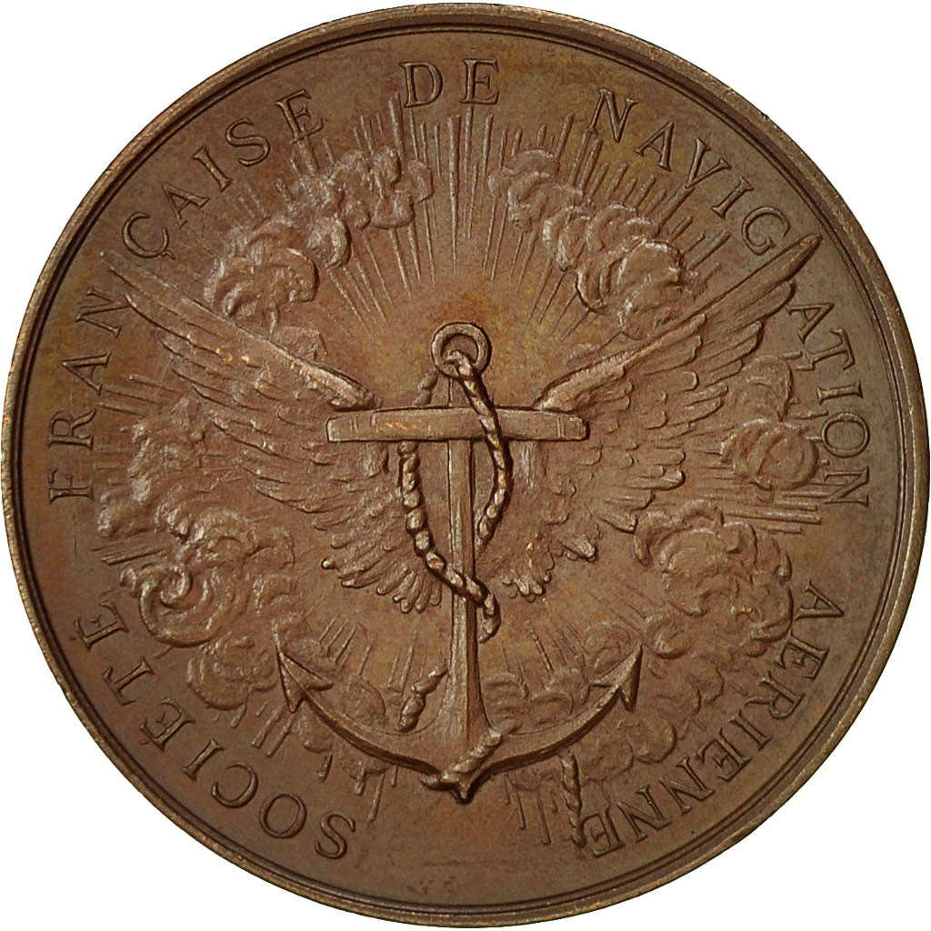 France, Médaille, Société Française de Navigation Aérienne, SUP, Cuivre