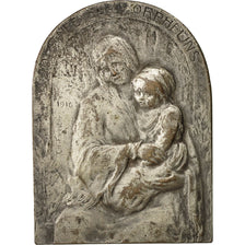France, Medal, Journées des Orphelins, 1916, VF(20-25), Silvered bronze