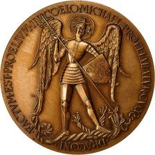 Francia, medaglia, Mont Saint Michel, Millénaire Monastique, 1964, Charon, SPL