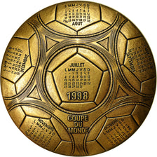 France, Médaille, Calendrier Coupe du Monde, 1998, MDP, SPL+, Bronze