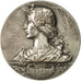France, Medal, Société d'Agriculture de Dieppe, Rivet, AU(55-58), Silvered