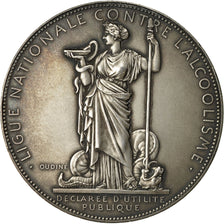 France, Médaille, Ligue Nationale contre l'Alcoolisme, 1905, Oudiné, SUP+