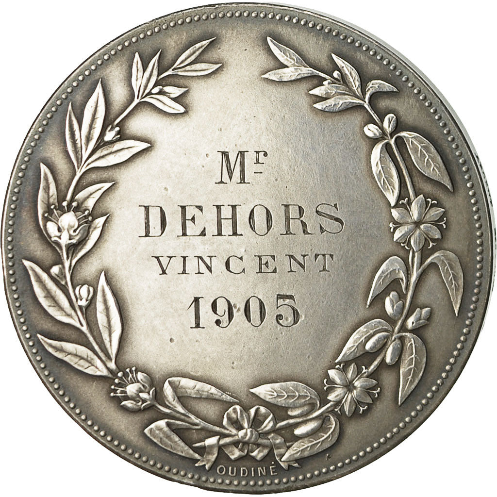 France, Médaille, Ligue Nationale contre l'Alcoolisme, 1905, Oudiné, SUP+