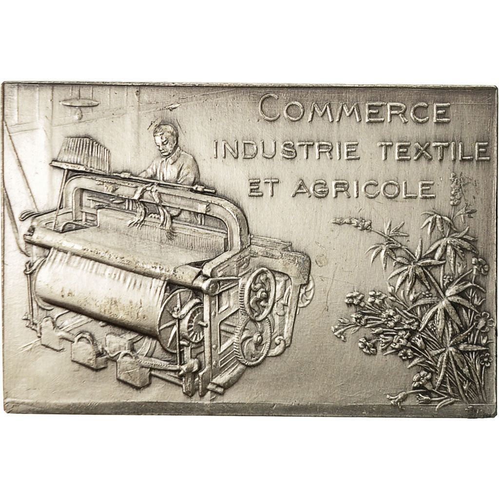 Frankreich, Medaille, Chambre de Commerce d'Armentières, Industrie Textile