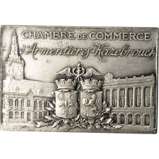 France, Médaille, Chambre de Commerce d'Armentières, Industrie Textile, 1979