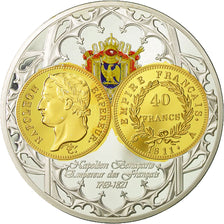 France, Medal, Napoléon, Empereur des Français, MS(64), Copper Plated Silver