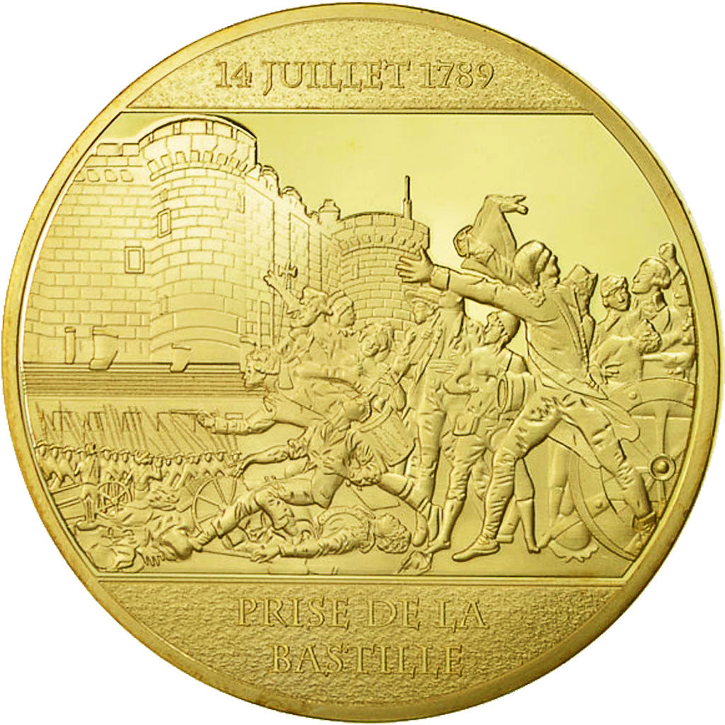 France, Medal, 225 Ans de la Révolution Française, Prise de la Bastille