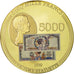 France, Médaille, Les Anciens Francs, billet de 5000 Francs Victoire, SPL+