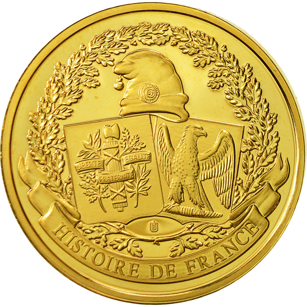 Frankreich, Medaille, L'Arc de Triomphe, UNZ+, Copper Gilt