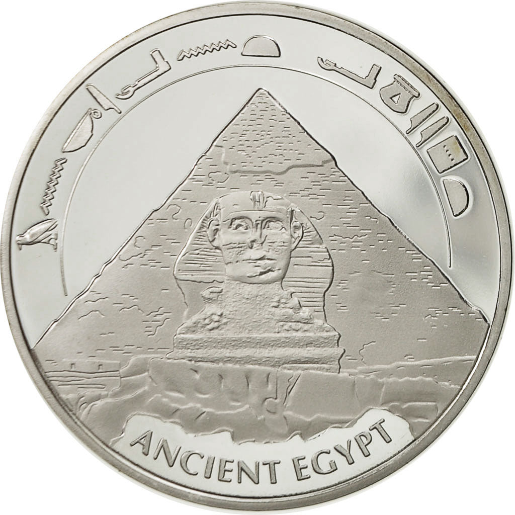 Francia, medaglia, L'Egypte Ancienne, Grand Sphynx de Gizeh, SPL+, Copper Plated