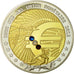 Francja, Medal, Europe, Les 10 Ans de l'Union Monétaire, 2012, MS(64), Miedź