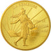 France, Medal, La Semeuse, République Française, MS(64), Copper Gilt