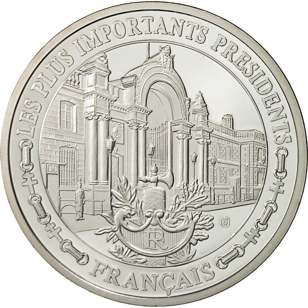 France, Médaille, Les Présidents Français, De Gaulle, SPL+, Cuivre plaqué