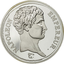 Francia, medaglia, REproduction de la 5 Francs Napoléon 1806 D, SPL+, Copper