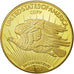 France, Medal, Reproduction de la 20 Dollars Liberty, MS(64), Copper Gilt