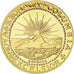Frankrijk, Medaille, Reproduction Brasher Doubloon 1787, UNC, Copper Gilt