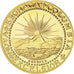 France, Medal, Reproduction Brasher Doubloon 1787, MS(64), Copper Gilt